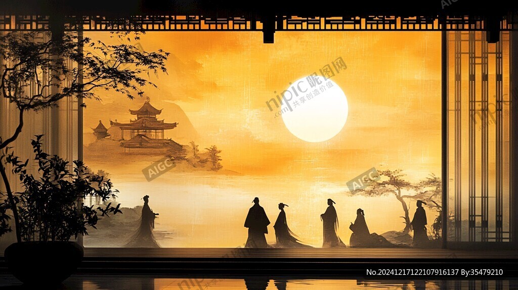 古代皇室背景畫面