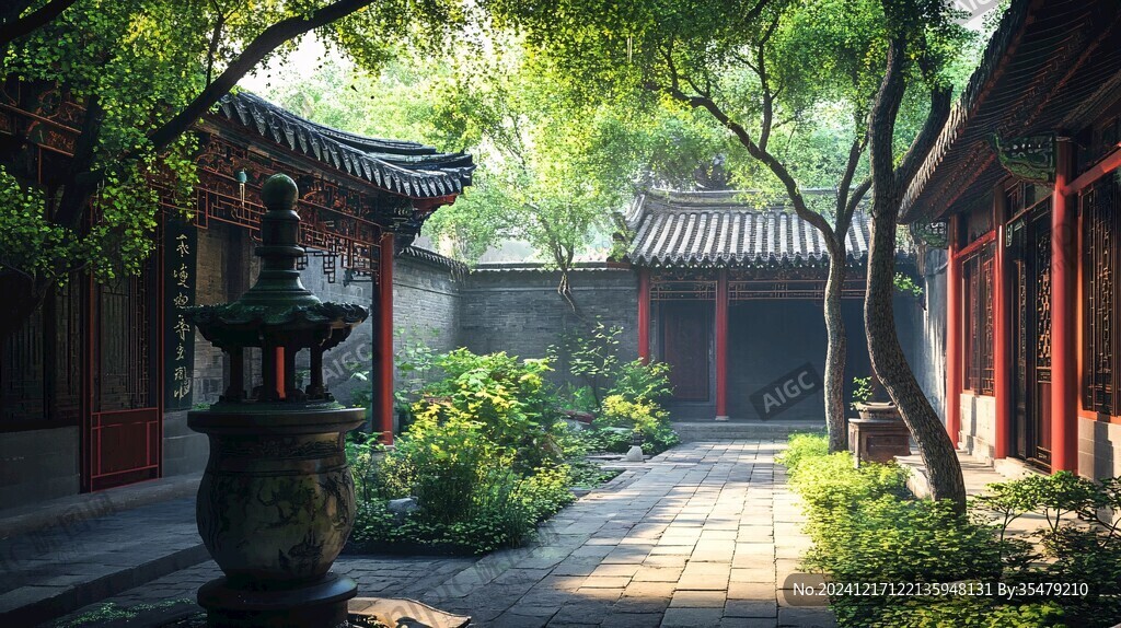 四合院庭院
