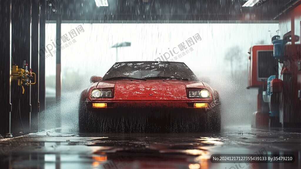 跑車洗車