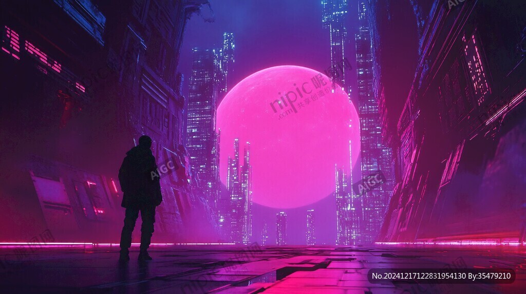 抽象賽博朋克