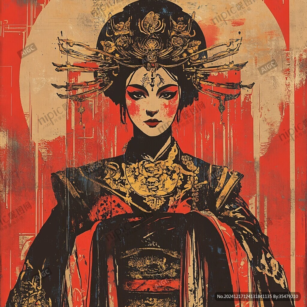 插畫武旦
