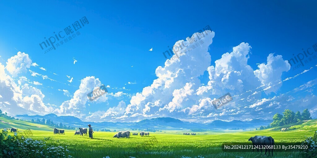 超寬幅田園景色