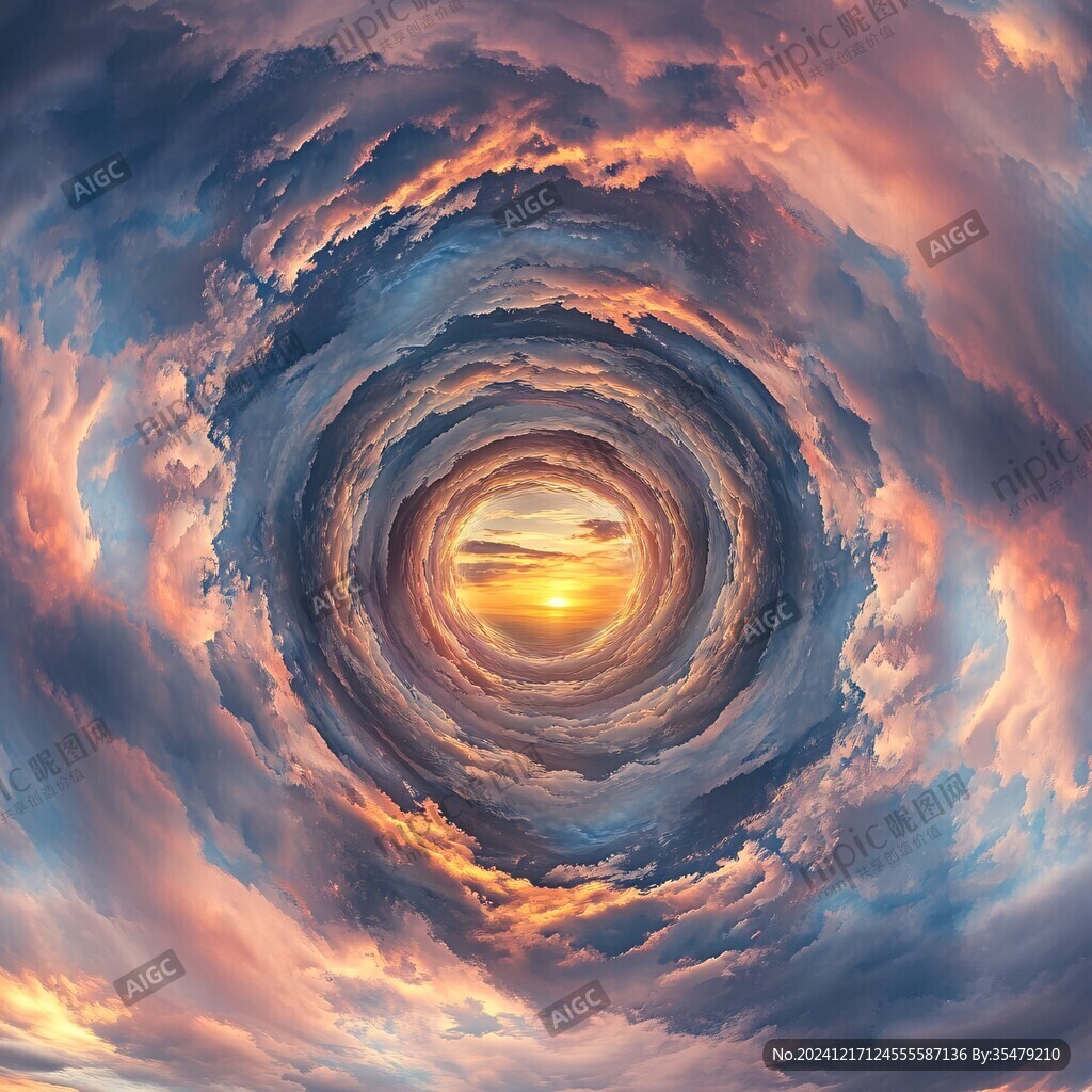 吊頂噴畫宇宙漩渦