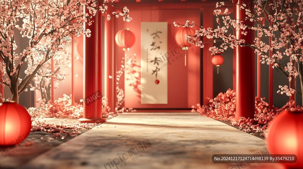 喜慶氛圍渲染