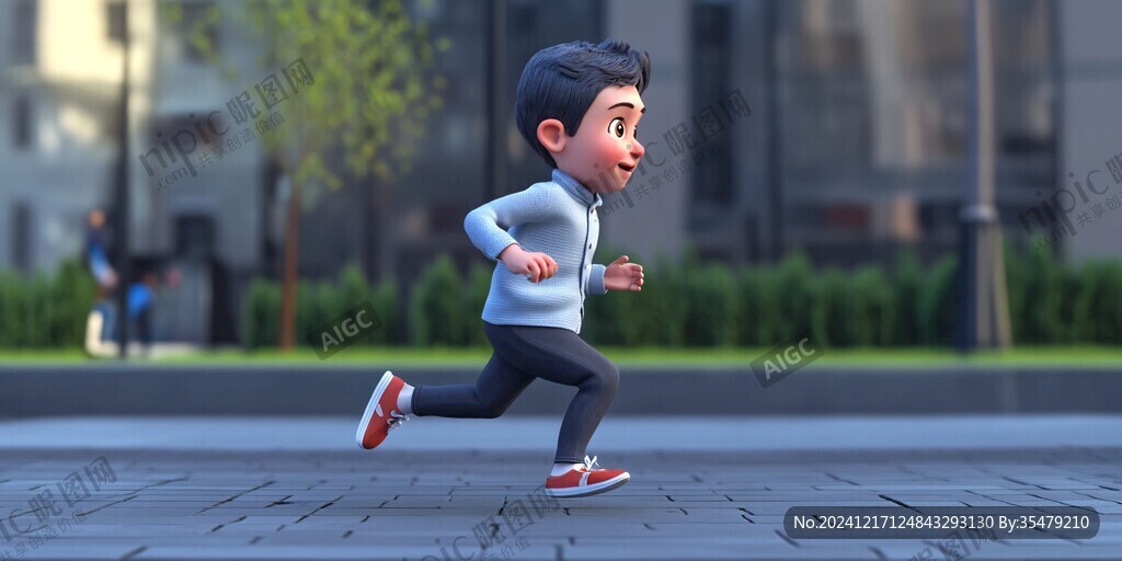 奔跑小人