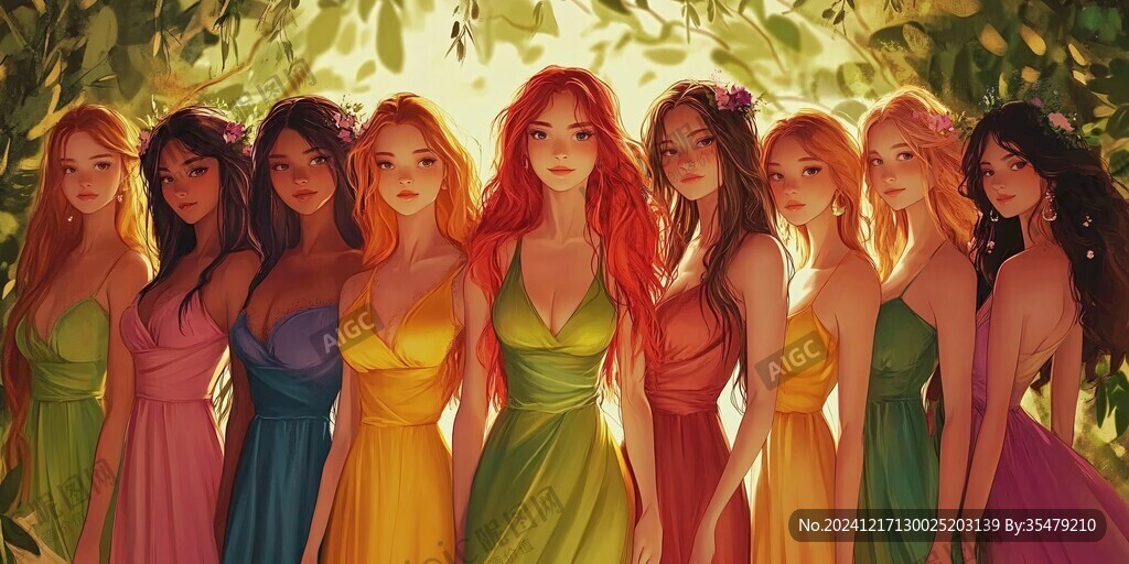 女性題材插畫