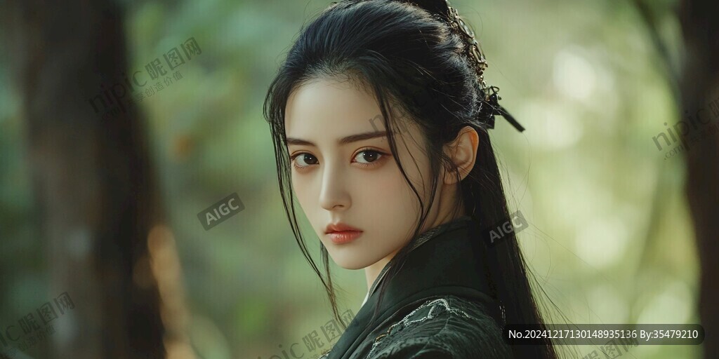 仙氣清冷少女壁紙圖片