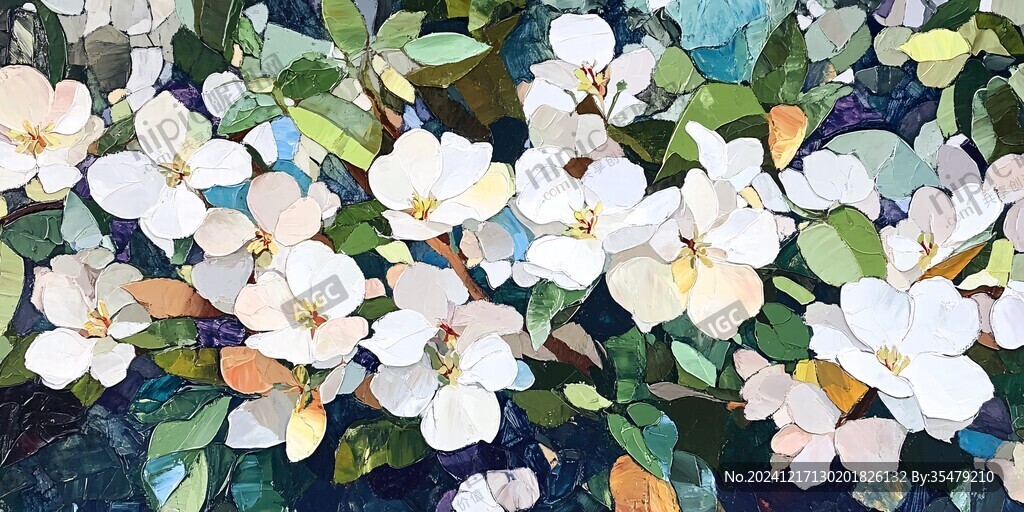 桐花插畫