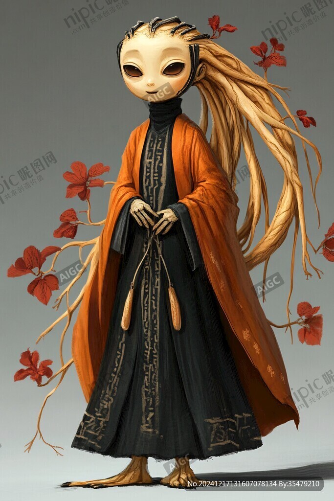 卡通小龍女