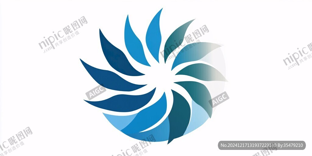 花形旋轉(zhuǎn)logo
