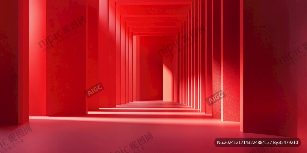 紅色過道