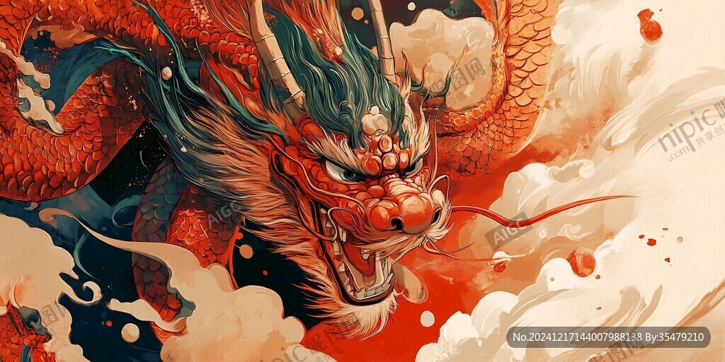 龍年文創(chuàng)插畫