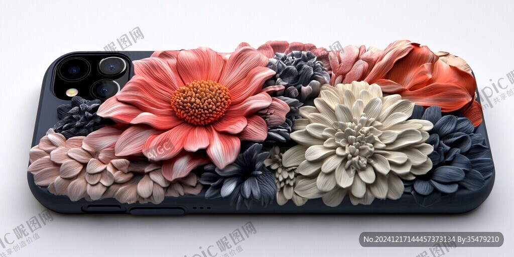 ipad創(chuàng)意后蓋花葉
