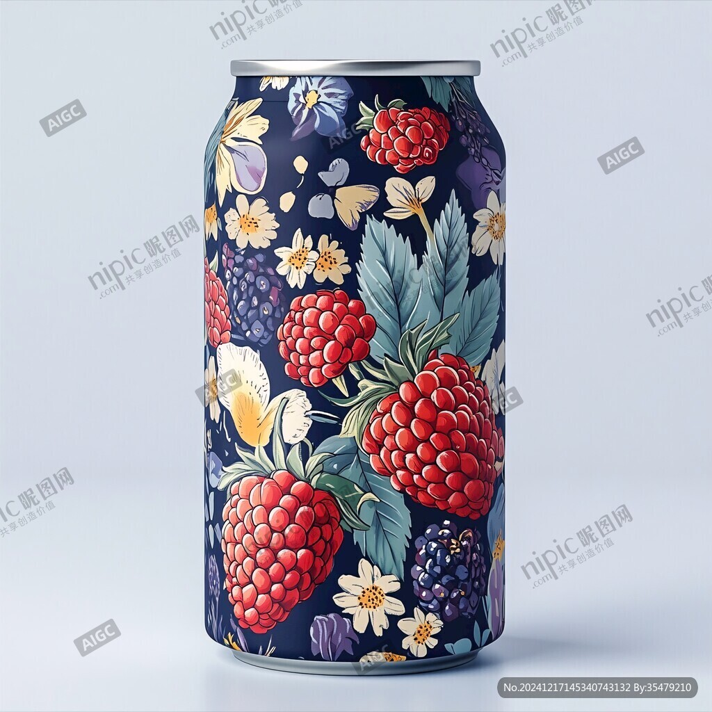 桑葚汁包裝插畫(huà)