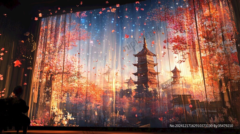夢(mèng)幻簾場(chǎng)景