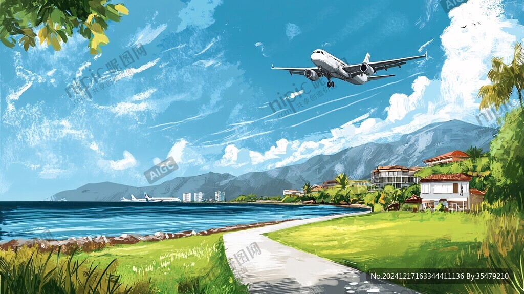 旅行風景畫