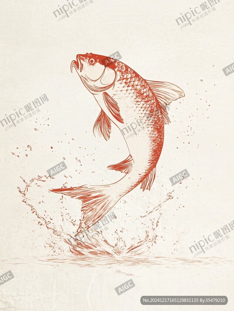 鯉魚轉運圖