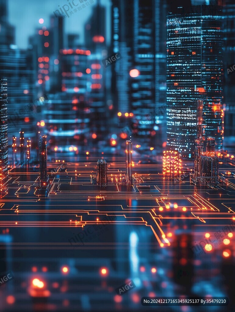 橙色科技城市