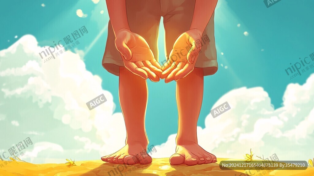 大汗插畫