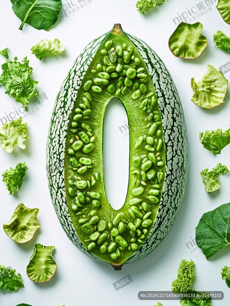 藝術(shù)感蔬菜圖案設(shè)計(jì)