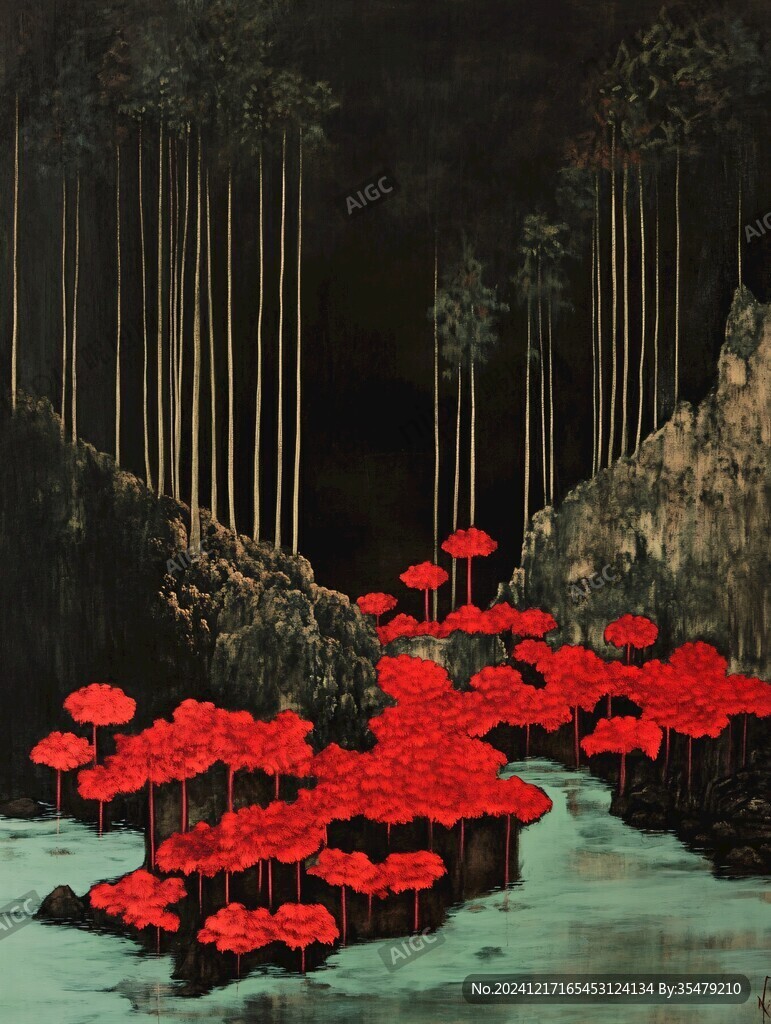 鴻運當(dāng)頭油畫