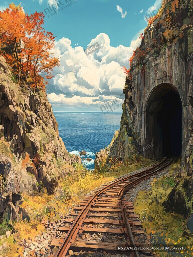 唯美火車道