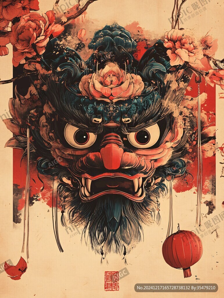 醒獅系列插畫