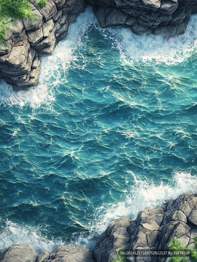 浪花紋理海水江崖紋