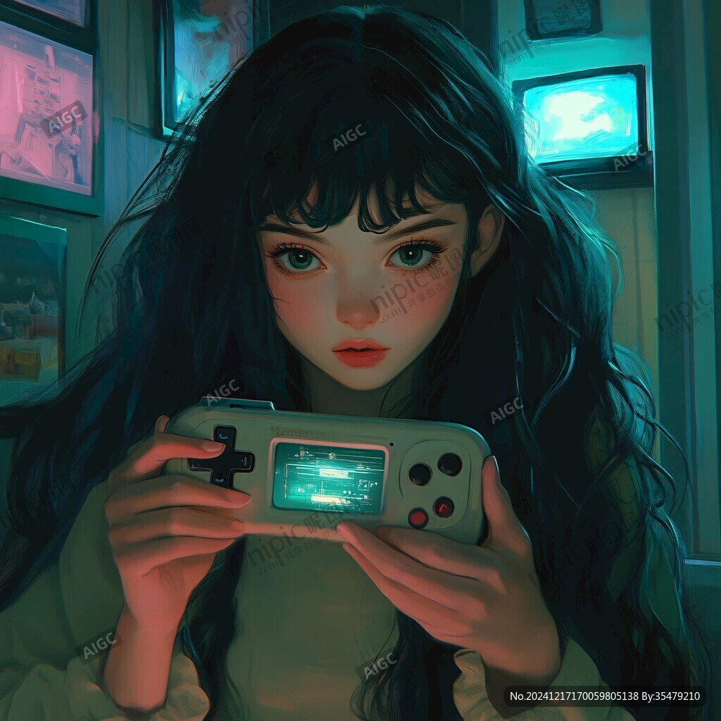 氛圍感插畫