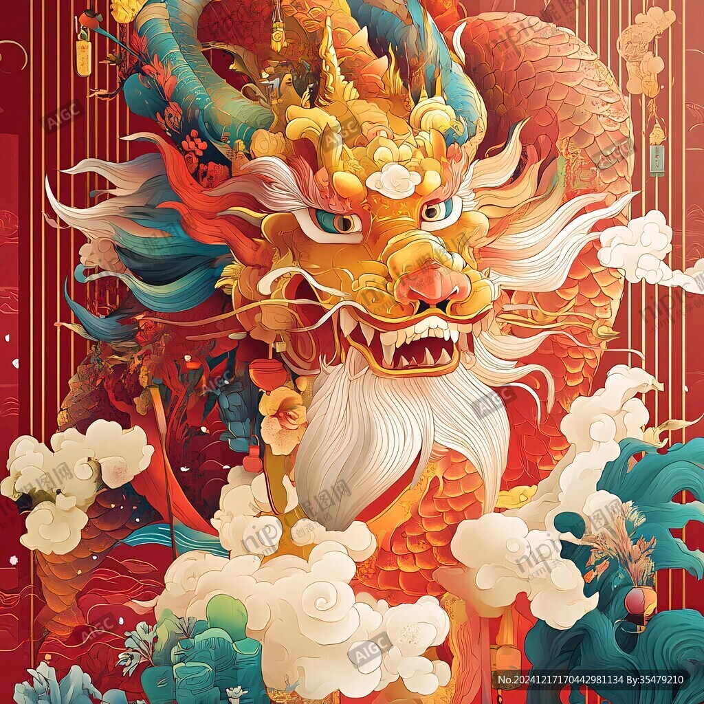 龍年文創(chuàng)插畫(huà)