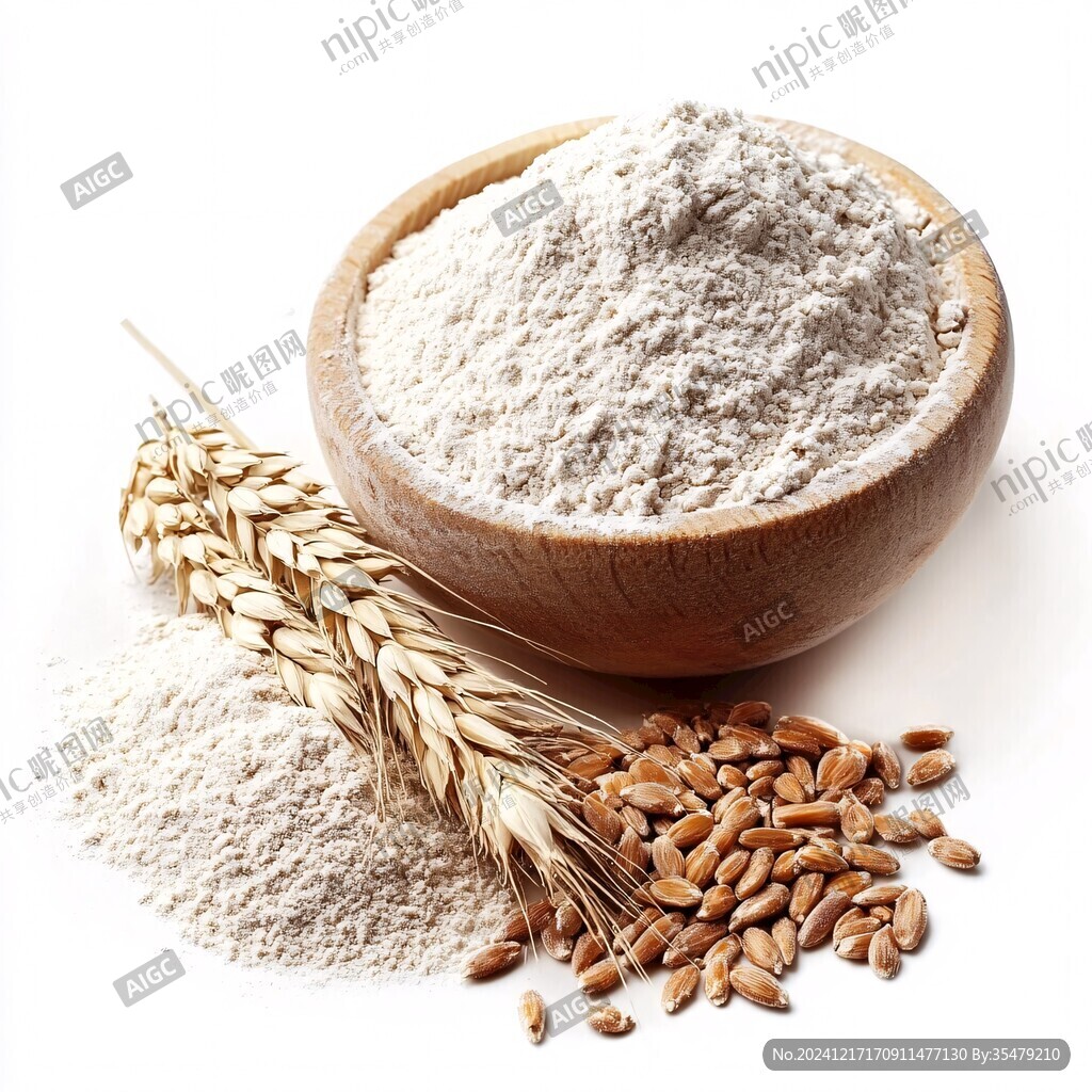 小麥面粉散白面