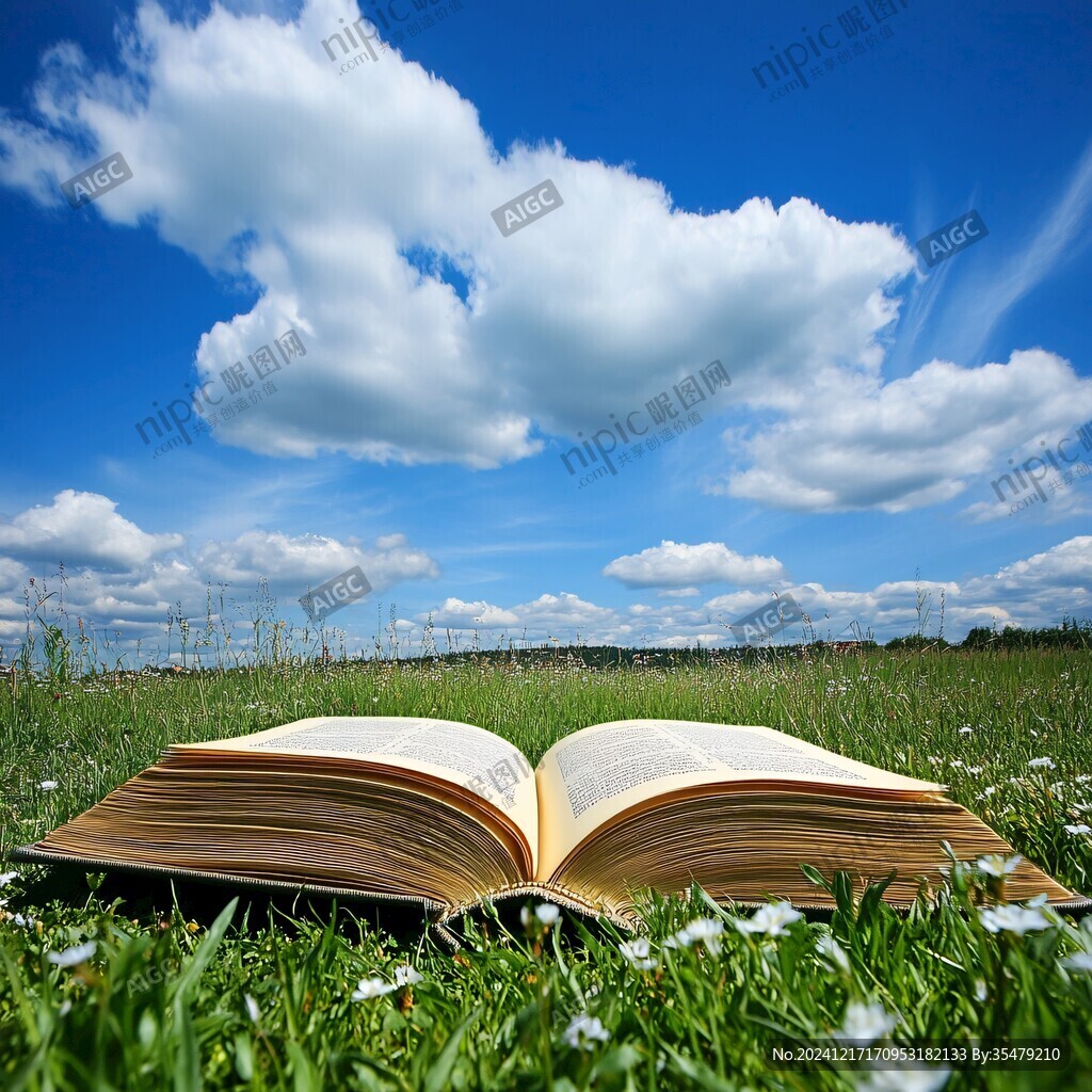 陽光下的書