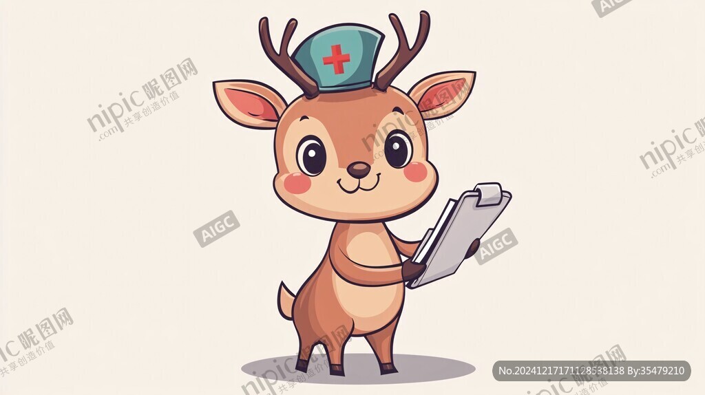 開心小鹿醫(yī)生形象