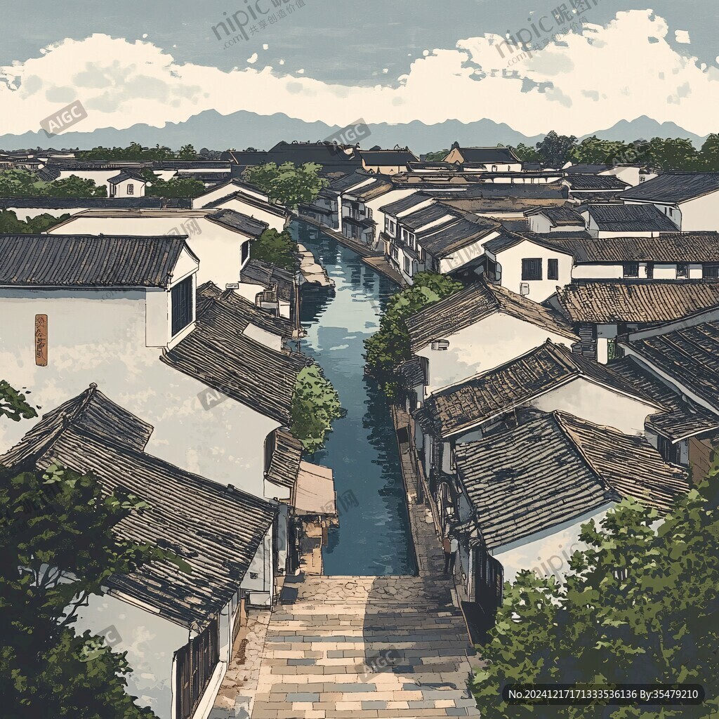 烏鎮(zhèn)插畫