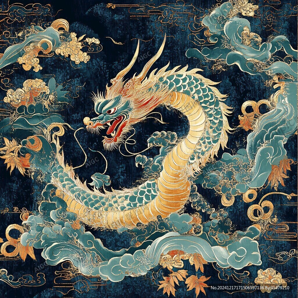 傳統(tǒng)龍插畫