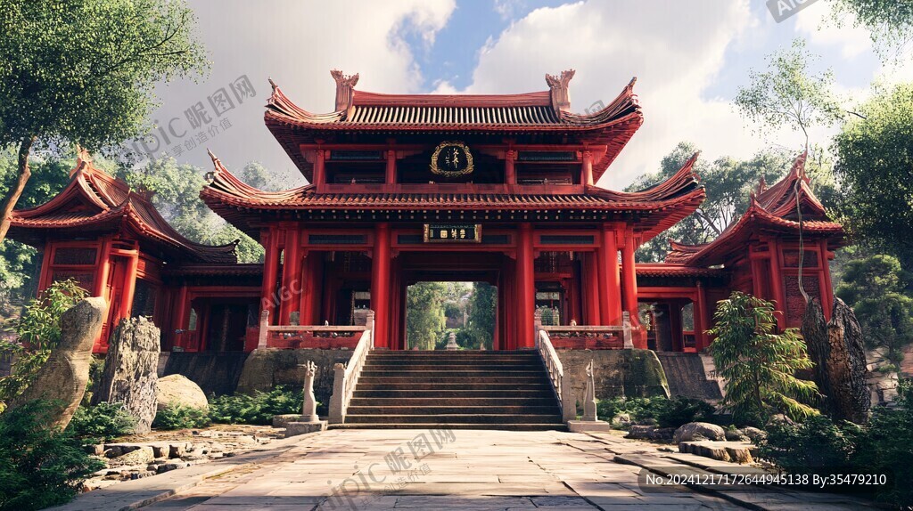 山門效果圖