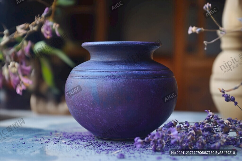 紫色窯變