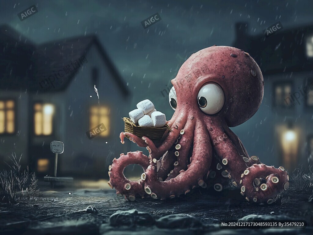 q版章魚