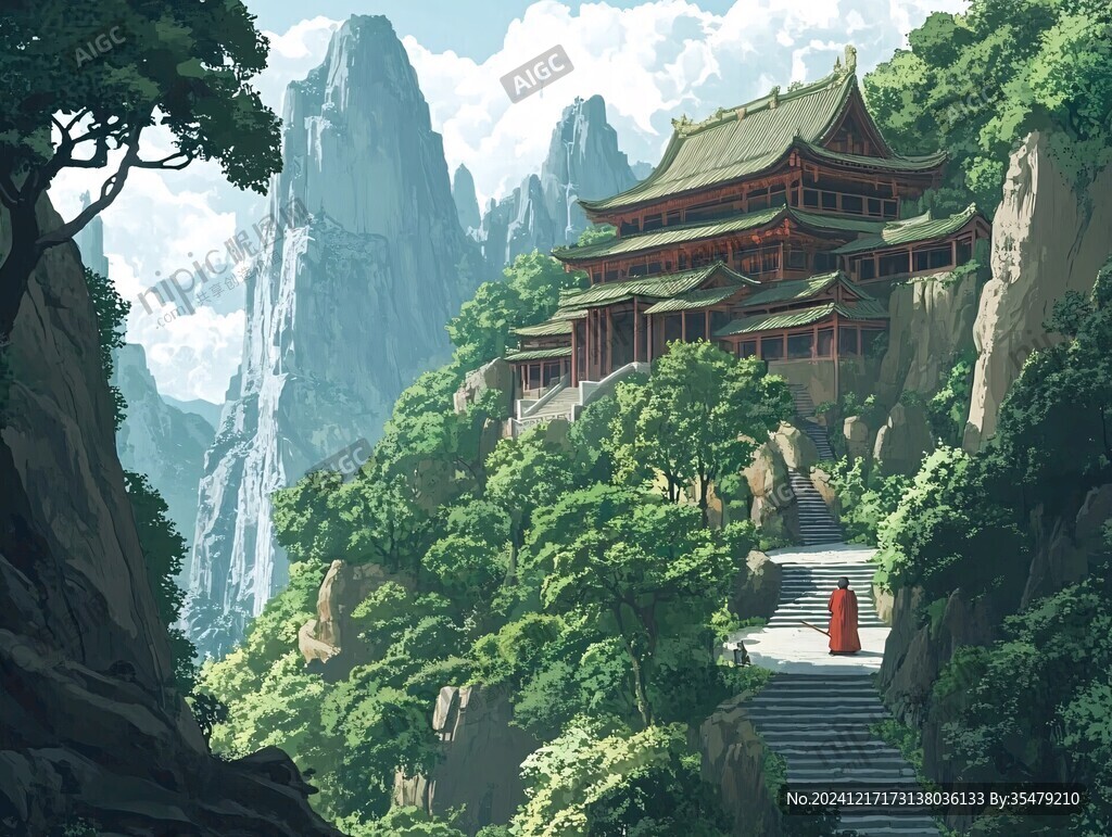 武當山插畫