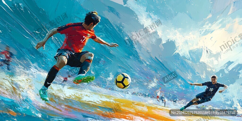足球運動插畫