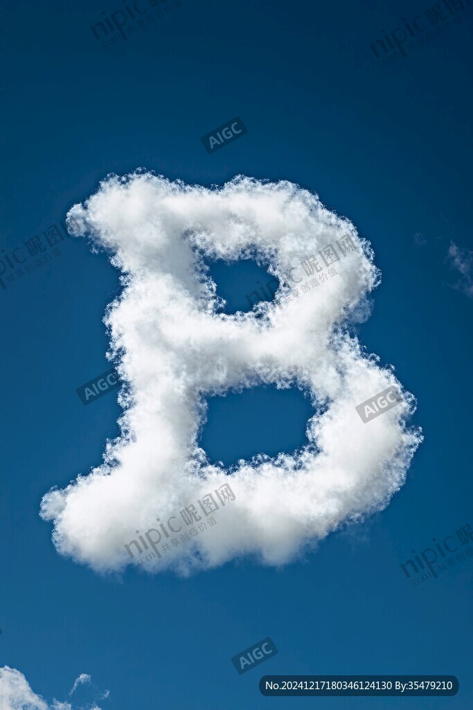 高清云朵數字
