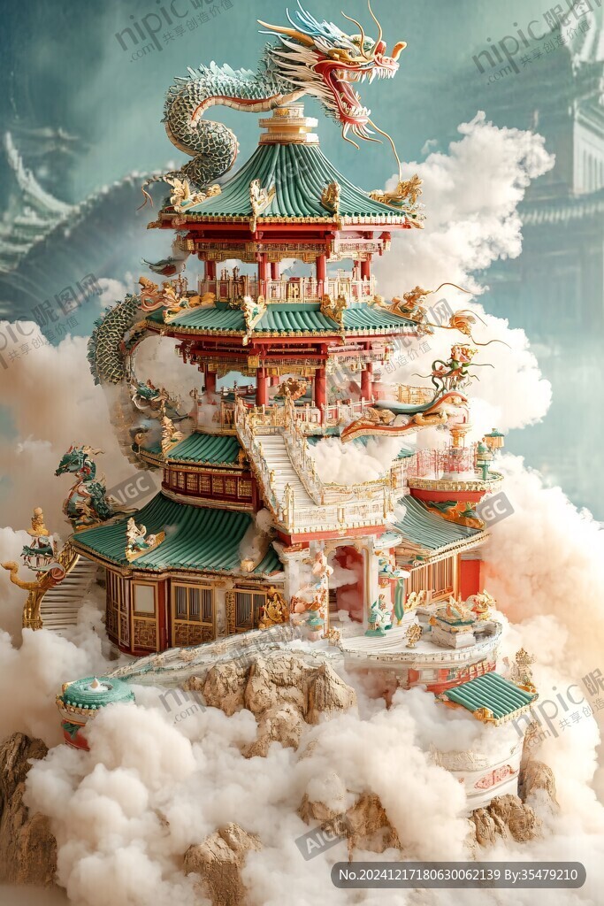 九天樓插畫