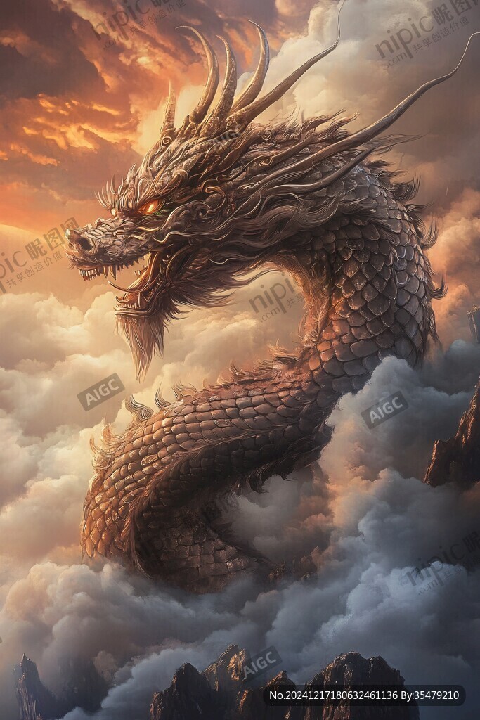 微信移動(dòng)端卡通龍素材