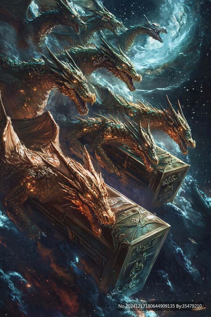 龍包裝插畫