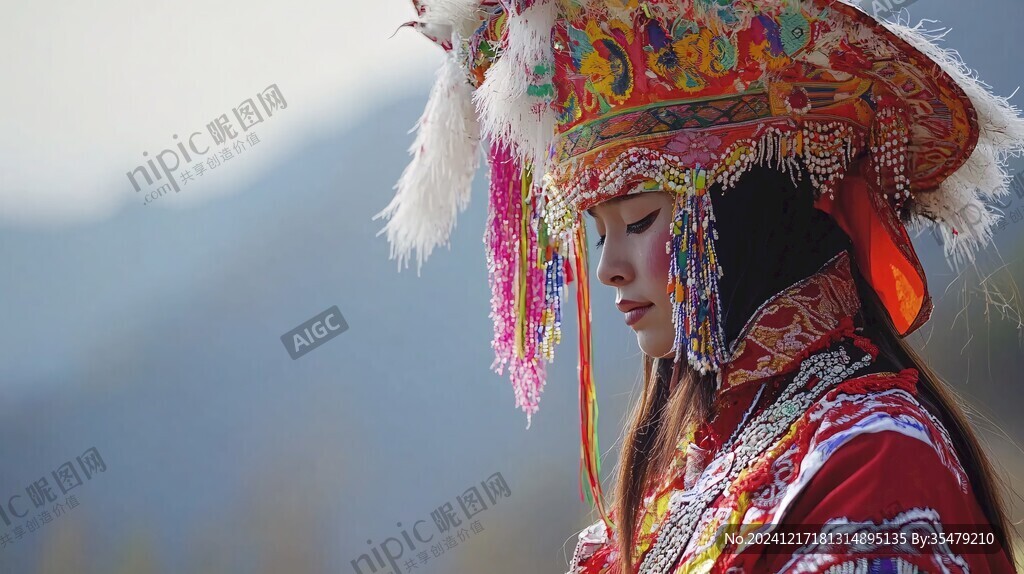 羌族美女