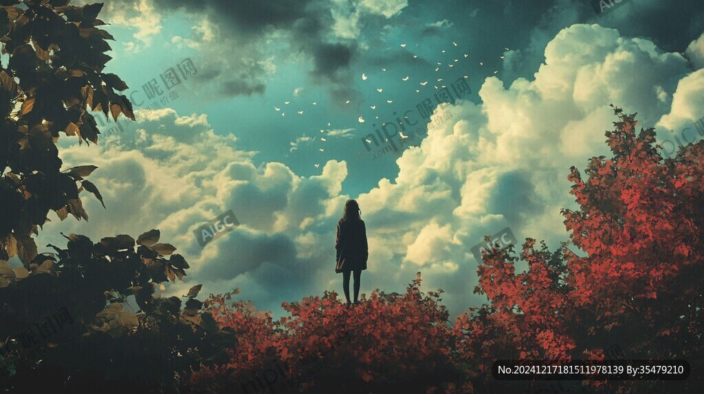 夢(mèng)幻風(fēng)景女孩
