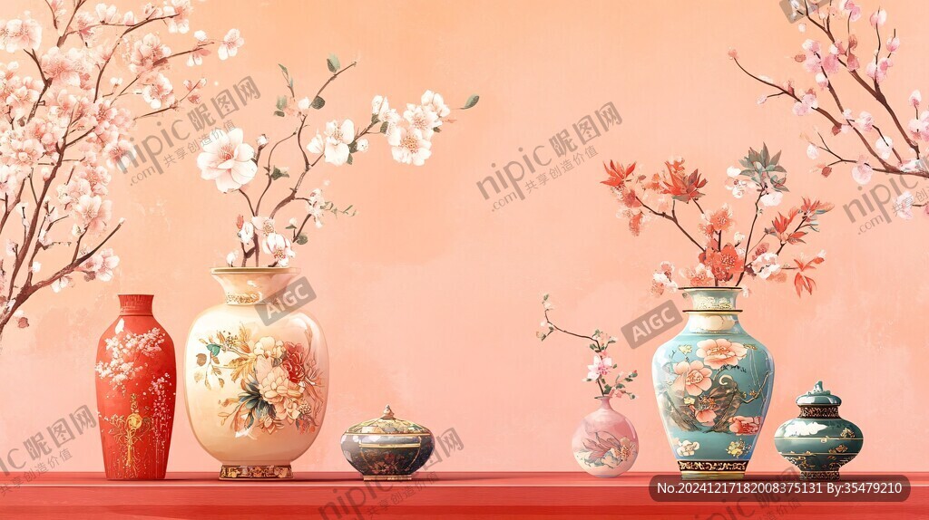 陶瓷插畫