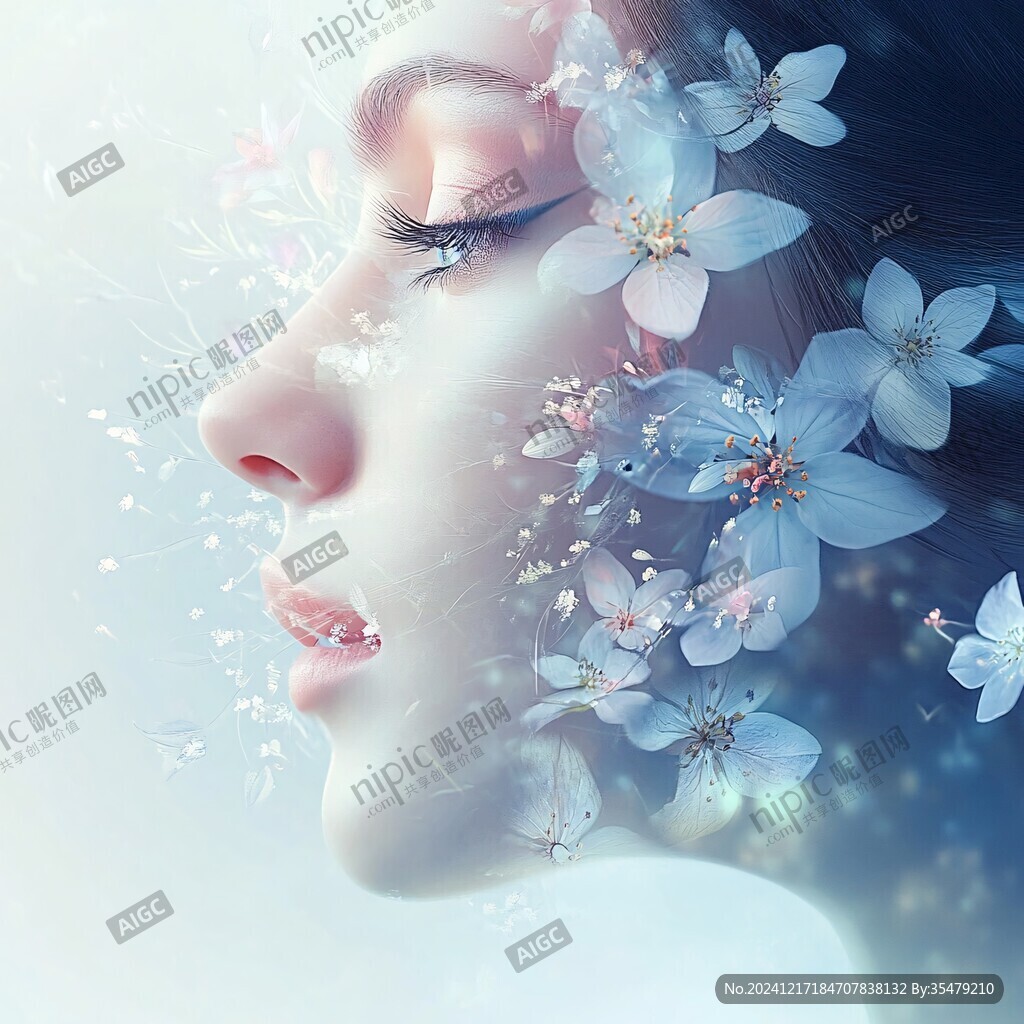 唯美女性側面