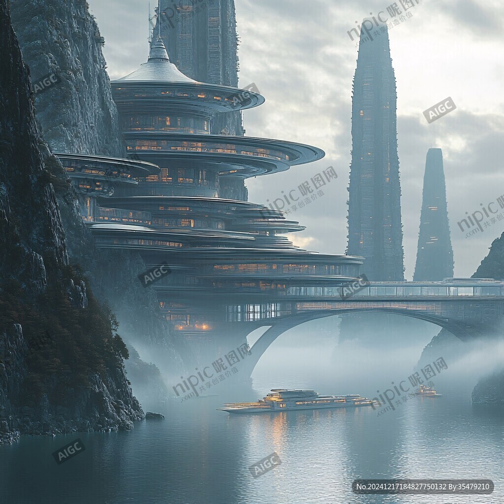幻想的外星建筑