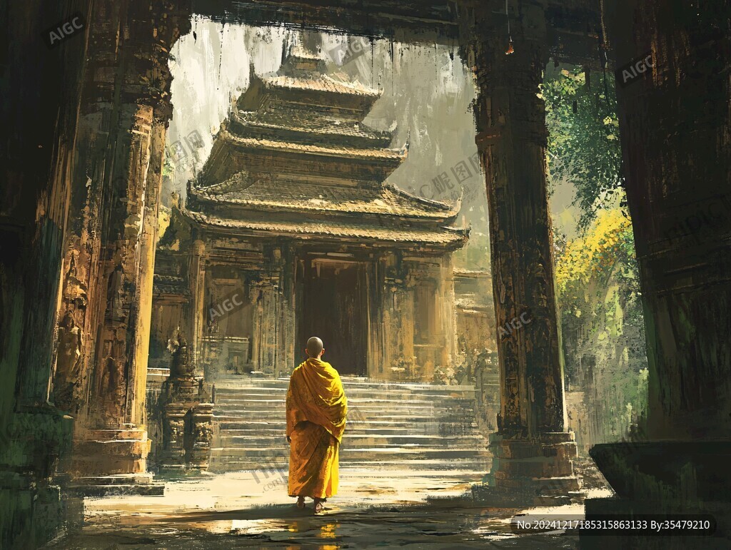 宏大寺廟場景